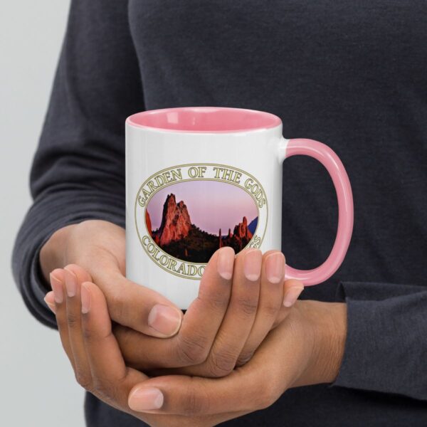 Sunset at Garden of the Gods Colorado Springs Coffee Mug – 11oz & 15oz – Scenic Red Rock Gift - Image 2