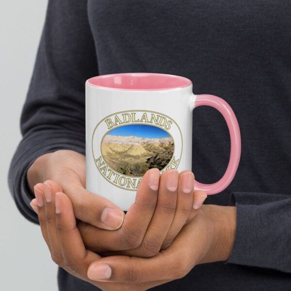 Yellow Mounds at Badlands National Park Coffee Mug – 11oz & 15oz – Scenic Landscape Gift - Image 2