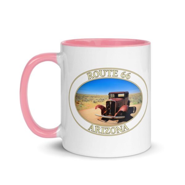 Route 66 Arizona – Antique Car Coffee Mug – 11oz & 15oz – Nostalgic Road Trip Gift - Image 7