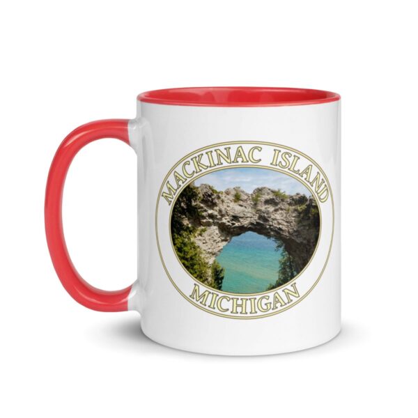 Arch Rock Mackinac Island Michigan Coffee Mug – 11oz & 15oz – Scenic Great Lakes Gift - Image 6