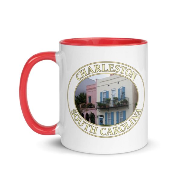 Rainbow Row Charleston Coffee Mug – 11oz & 15oz – South Carolina Landmark Gift - Image 6