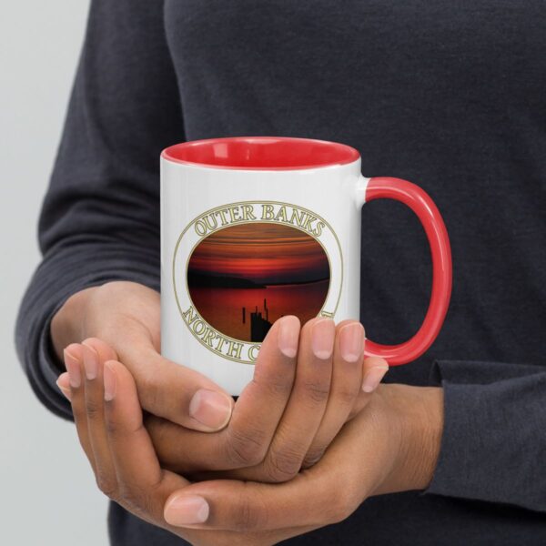 Albemarle Sound Sunset Outer Banks Coffee Mug – 11oz & 15oz – North Carolina Coastal Gift - Image 2