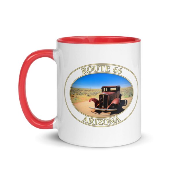 Route 66 Arizona – Antique Car Coffee Mug – 11oz & 15oz – Nostalgic Road Trip Gift - Image 6