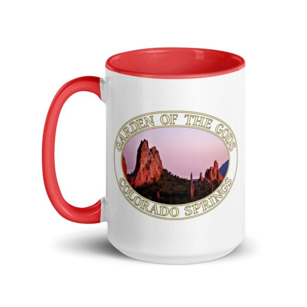 Sunset at Garden of the Gods Colorado Springs Coffee Mug – 11oz & 15oz – Scenic Red Rock Gift - Image 5