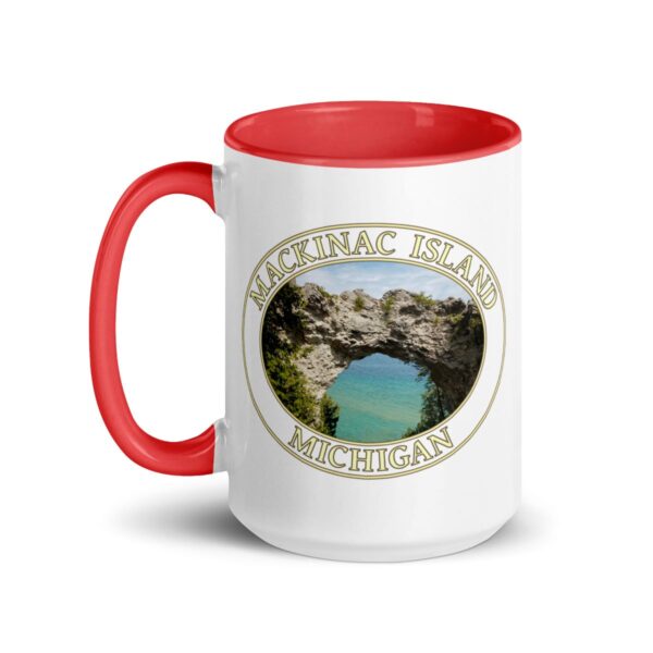 Arch Rock Mackinac Island Michigan Coffee Mug – 11oz & 15oz – Scenic Great Lakes Gift - Image 5