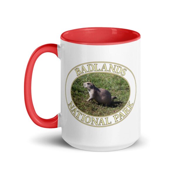 Prairie Dog at Badlands National Park Coffee Mug – 11oz & 15oz – Wildlife Scenic Gift - Image 5