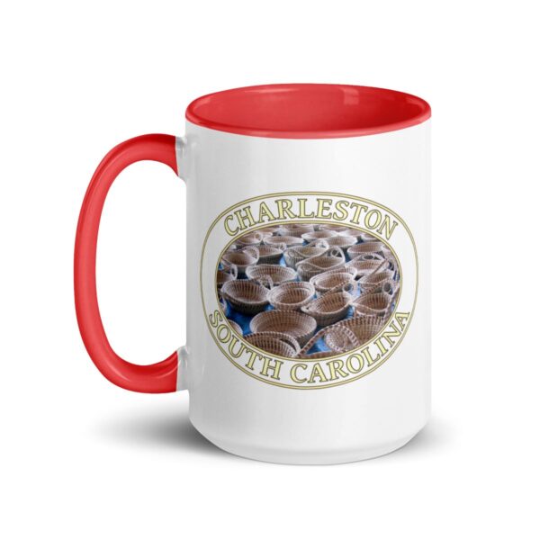 Charleston Sweetgrass Baskets Coffee Mug – 11oz & 15oz – Historic Gullah Culture Gift - Image 5