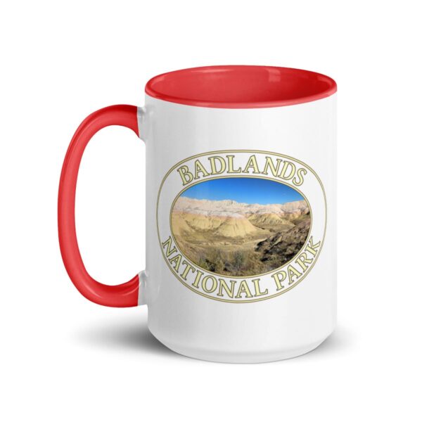 Yellow Mounds at Badlands National Park Coffee Mug – 11oz & 15oz – Scenic Landscape Gift - Image 5