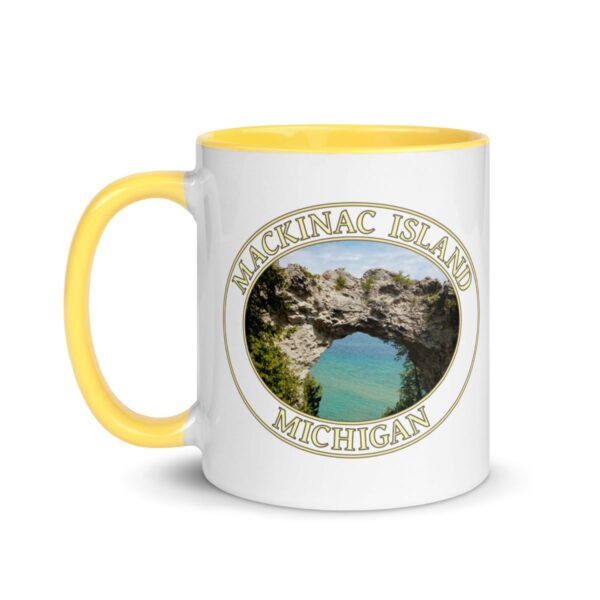 Arch Rock Mackinac Island Michigan Coffee Mug – 11oz & 15oz – Scenic Great Lakes Gift - Image 4