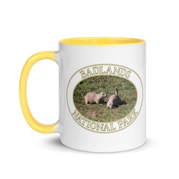 Prairie Dog Couple at Badlands National Park Coffee Mug – 11oz & 15oz – Wildlife Scenic Gift - Image 4