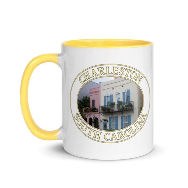 Rainbow Row Charleston Coffee Mug – 11oz & 15oz – South Carolina Landmark Gift - Image 4