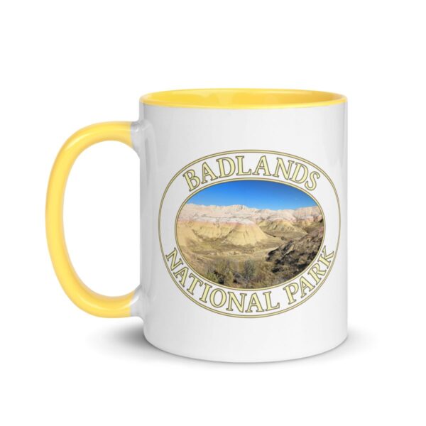 Yellow Mounds at Badlands National Park Coffee Mug – 11oz & 15oz – Scenic Landscape Gift - Image 4