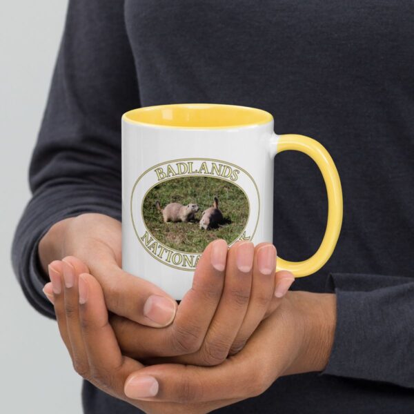 Prairie Dog Couple at Badlands National Park Coffee Mug – 11oz & 15oz – Wildlife Scenic Gift - Image 2