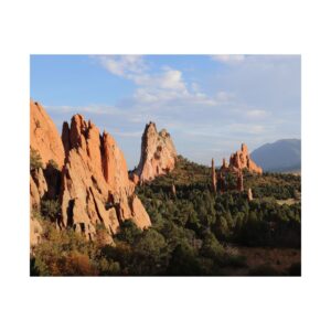 Garden of the Gods Fine Art Print – Colorado Springs Red Rock Landscape Photography – Rocky Mountains Wall Décor – Southwest Nature Artwork on 300 gsm Paper (Unframed)
