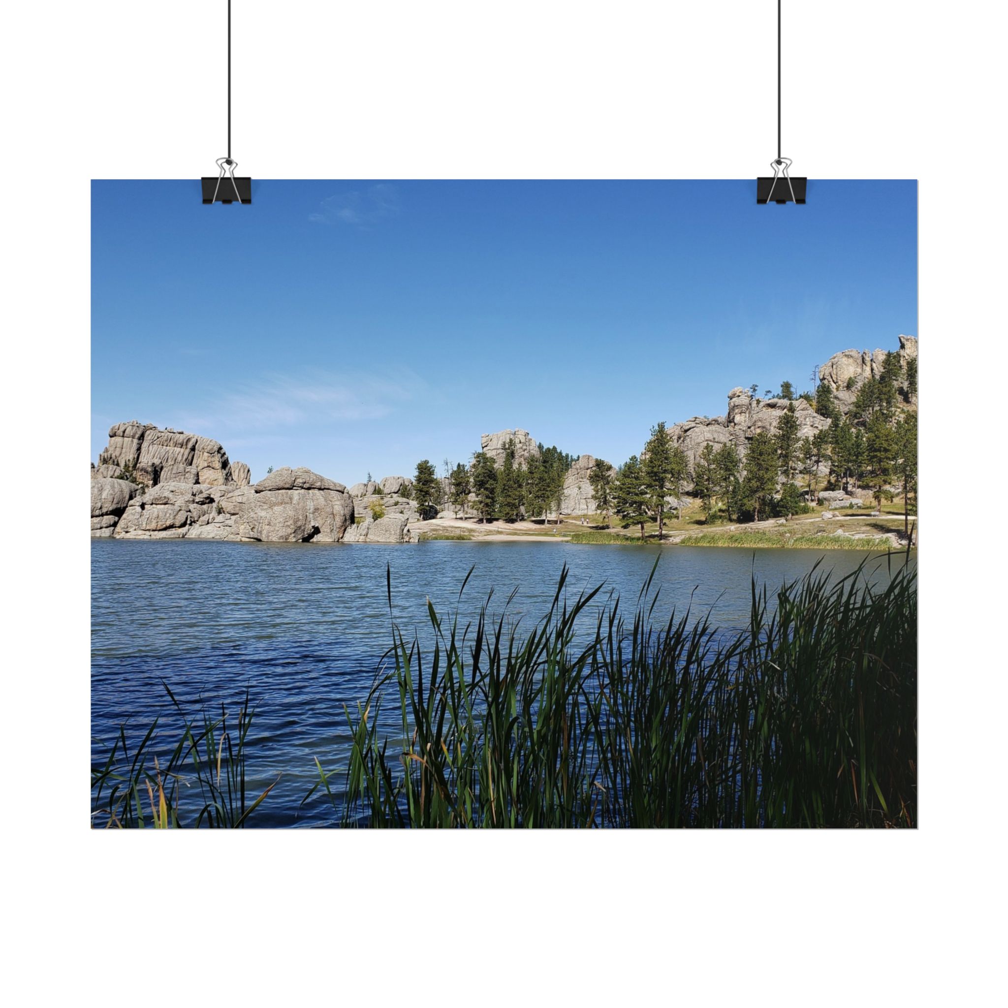 Sylvan Lake at Custer State Park South Dakota Scenic Nature Landscape Matte Poster Print – Black Hills National Forest Wildlife and Outdoor Adventure Wall Art - Image 6