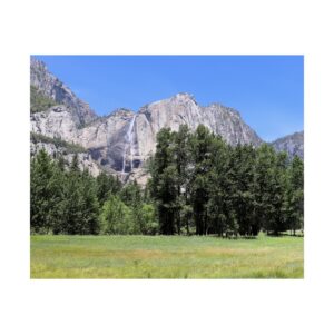 Yosemite Falls and Meadow – Fine Art Giclée Print | Yosemite National Park Wall Art | Sierra Nevada Waterfall Landscape Photography