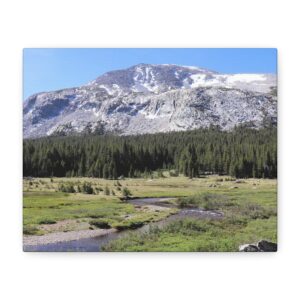 Tuolumne Meadows – Wrapped Canvas Wall Art | Yosemite National Park Print | Sierra Nevada Mountain Landscape Home Decor