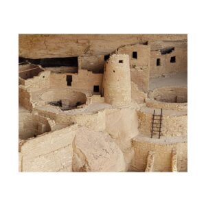 Cliff Palace Close-Up Fine Art Print – Mesa Verde National Park Ancestral Puebloan Ruins Photography – Southwest History & Archaeology Wall Art – Premium 300 gsm Unframed Poster