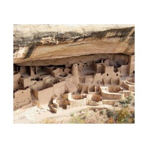 Cliff Palace Fine Art Print – Mesa Verde National Park Ancestral Puebloan Ruins Photography – Southwest Archaeology & History Wall Décor – Premium 300 gsm Poster (Unframed)