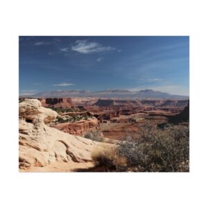 Island in the Sky at Canyonlands National Park Utah – Red Rock Desert Canyon Landscape Fine Scenic Nature Photography Wall Art – Southwest Travel Print for Home or Office Décor