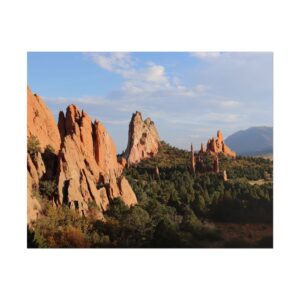 Garden of the Gods Matte Print – Colorado Springs Red Rock Landscape Photography – Iconic Southwest Nature Wall Art – Rocky Mountains Poster (Unframed)