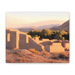 Ruins of Fort Churchill in Silver Springs, Nevada Wrapped Canvas Wall Art – Desert History Photography – American West Military Outpost Print Ready to Hang