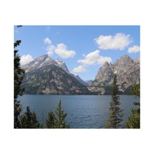 Jenny Lake Scenic Wall Art Print – Grand Teton National Park Wyoming Mountain Landscape – Nature Photography Décor – Fine Art Giclée Print on 300gsm Archival Paper
