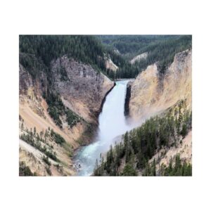 Lower Yellowstone Falls Fine Art Print | Museum-Quality 300gsm Nature Photography | Iconic Waterfall at Yellowstone National Park | Premium Wall Décor for Home or Office