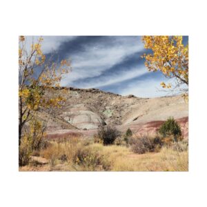Colorful Painted Mountains in Moab Utah Desert Landscape | Scenic Southwest Wall Art Print | National Park Inspired Nature Photography | Rustic Home and Office Wall Décor