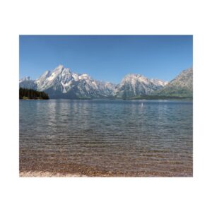 Grand Teton National Park Wall Art – Jackson Lake & Mountain Peaks Landscape – Wyoming Nature Photography – 300 gsm Fine Art Archival Print