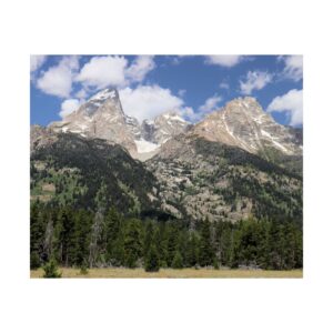 Grand Teton National Park Fine Art Print | Wyoming Mountain Landscape Wall Décor | 300gsm Premium Fine Art Paper | Rustic Cabin, Lodge, or Home Nature Wall Art