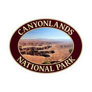 Grand View Point Canyonlands National Park Sticker – Utah Desert Landscape Vinyl Decal – UV, Water & Scratch Resistant – Kiss-Cut Travel Sticker Supports the Park
