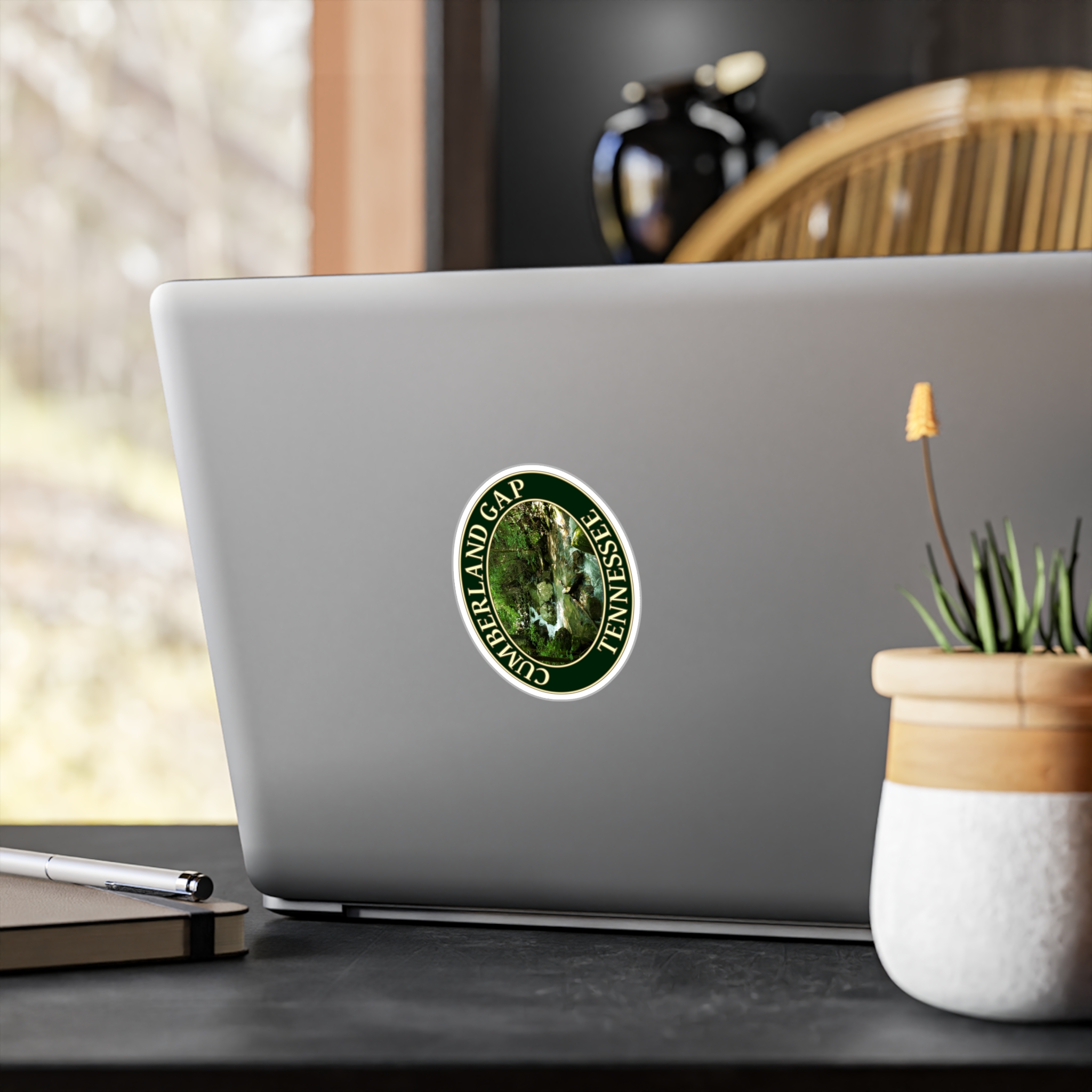 Cumberland Gap National Historical Park Mountain Stream Vinyl Sticker – Scenic Tennessee Forest Creek Waterproof Travel Decal Supporting Park Preservation - Image 2