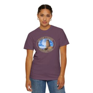 Desert View Watchtower Grand Canyon National Park Garment-Dyed Heavyweight T-Shirt – Scenic Photography, Relaxed Fit, Soft Cotton