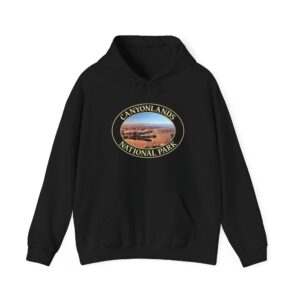 Grand View Point Canyonlands National Park Pullover Hoodie – Scenic Utah Landscape Fleece Sweatshirt for Outdoor Adventures