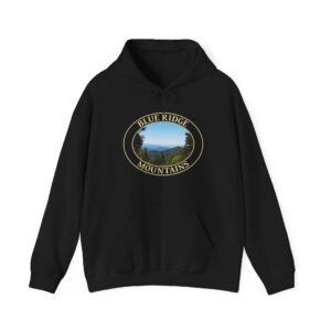 Blue Ridge Mountains North Carolina Pullover Hoodie – Cozy Scenic Design for Nature Lovers