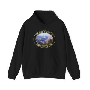 Colorado River Grand Canyon National Park Pullover Hoodie – Scenic Nature Logo Design, Cozy Fleece, Unisex Outdoor Adventure Sweatshirt
