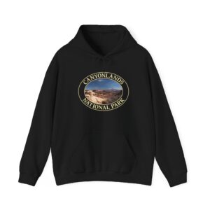 Island in the Sky Canyons at Canyonlands National Park Pullover Hoodie – Scenic Utah Landscape, Cozy Fleece, Adventure Apparel