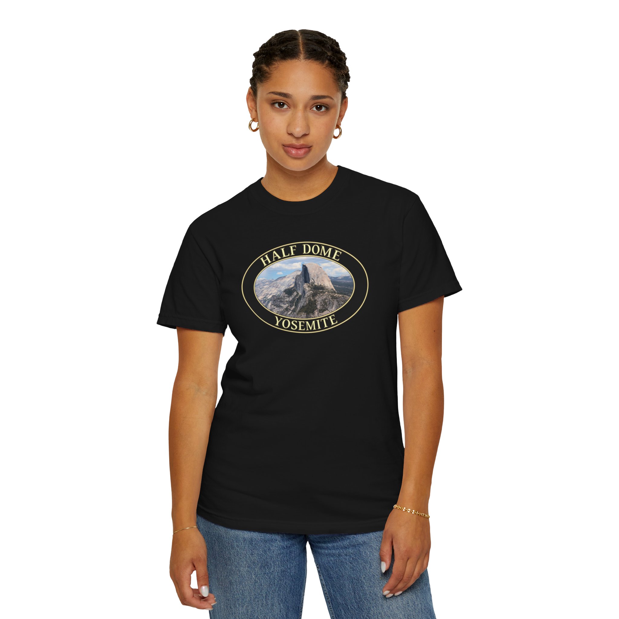 Half Dome Closeup, Yosemite National Park, Garment-Dyed Heavyweight T-Shirt – Original Scenic Photography Tee for Nature Lovers - Image 10