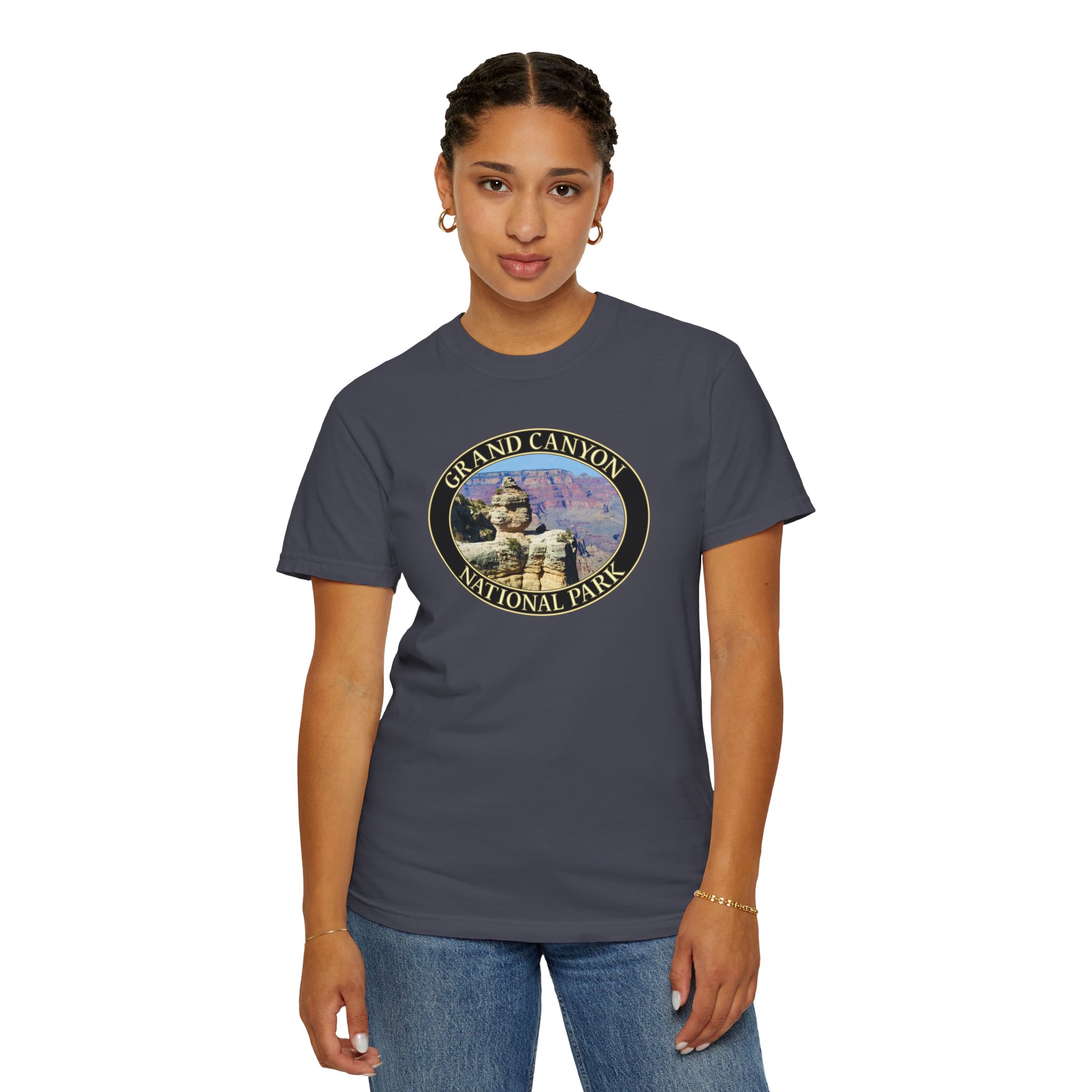 Duck Rock at Grand Canyon National Park, Unique Rock Formation Garment-Dyed Heavyweight T-Shirt – Original Scenic Photography, Relaxed Fit, Soft Ring-Spun Cotton - Image 14