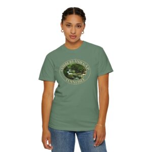 Mountain Stream in Cumberland Gap National Historical Park Garment-Dyed Heavyweight T-Shirt – Scenic Nature Photography Tee for Outdoor Lovers