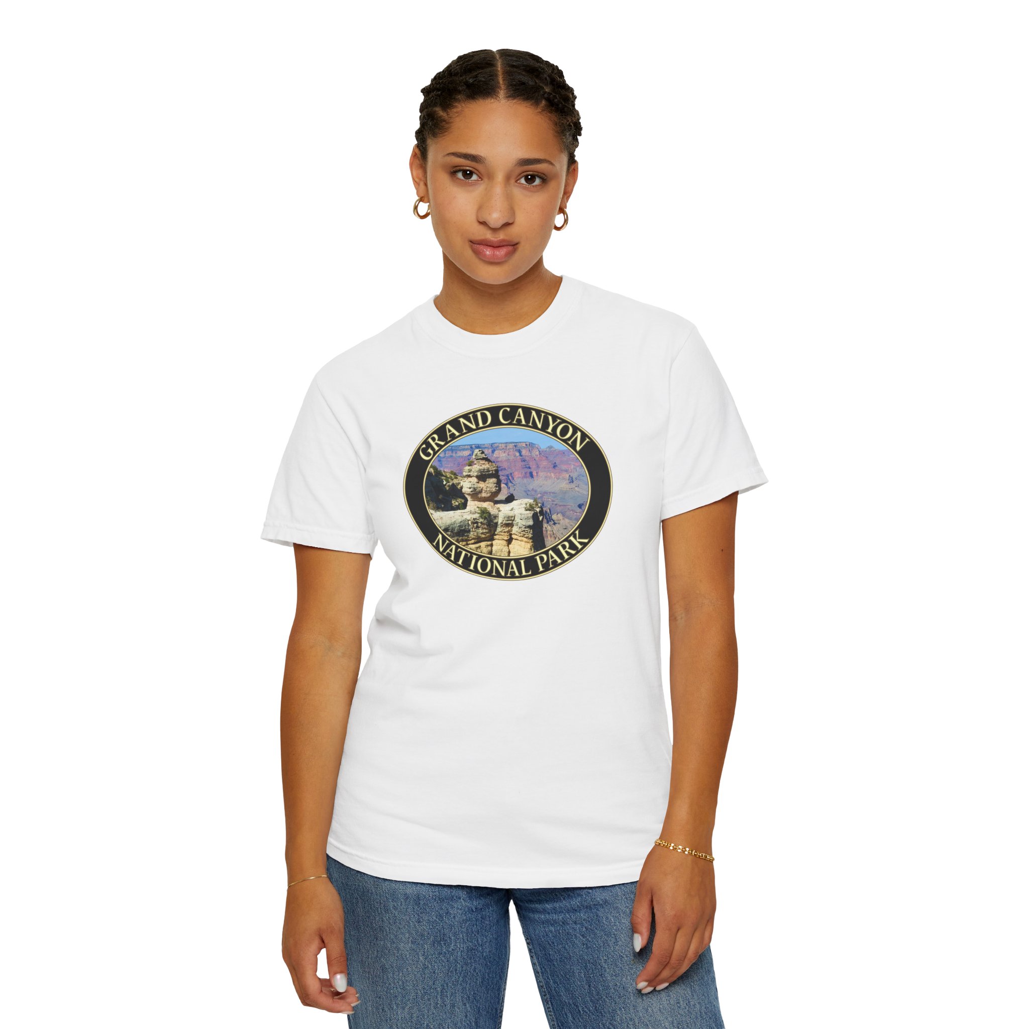Duck Rock at Grand Canyon National Park, Unique Rock Formation Garment-Dyed Heavyweight T-Shirt – Original Scenic Photography, Relaxed Fit, Soft Ring-Spun Cotton - Image 4