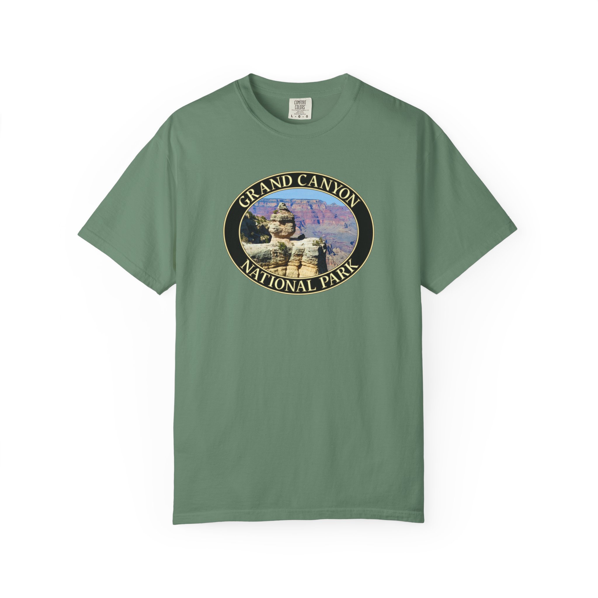 Duck Rock at Grand Canyon National Park, Unique Rock Formation Garment-Dyed Heavyweight T-Shirt – Original Scenic Photography, Relaxed Fit, Soft Ring-Spun Cotton - Image 9