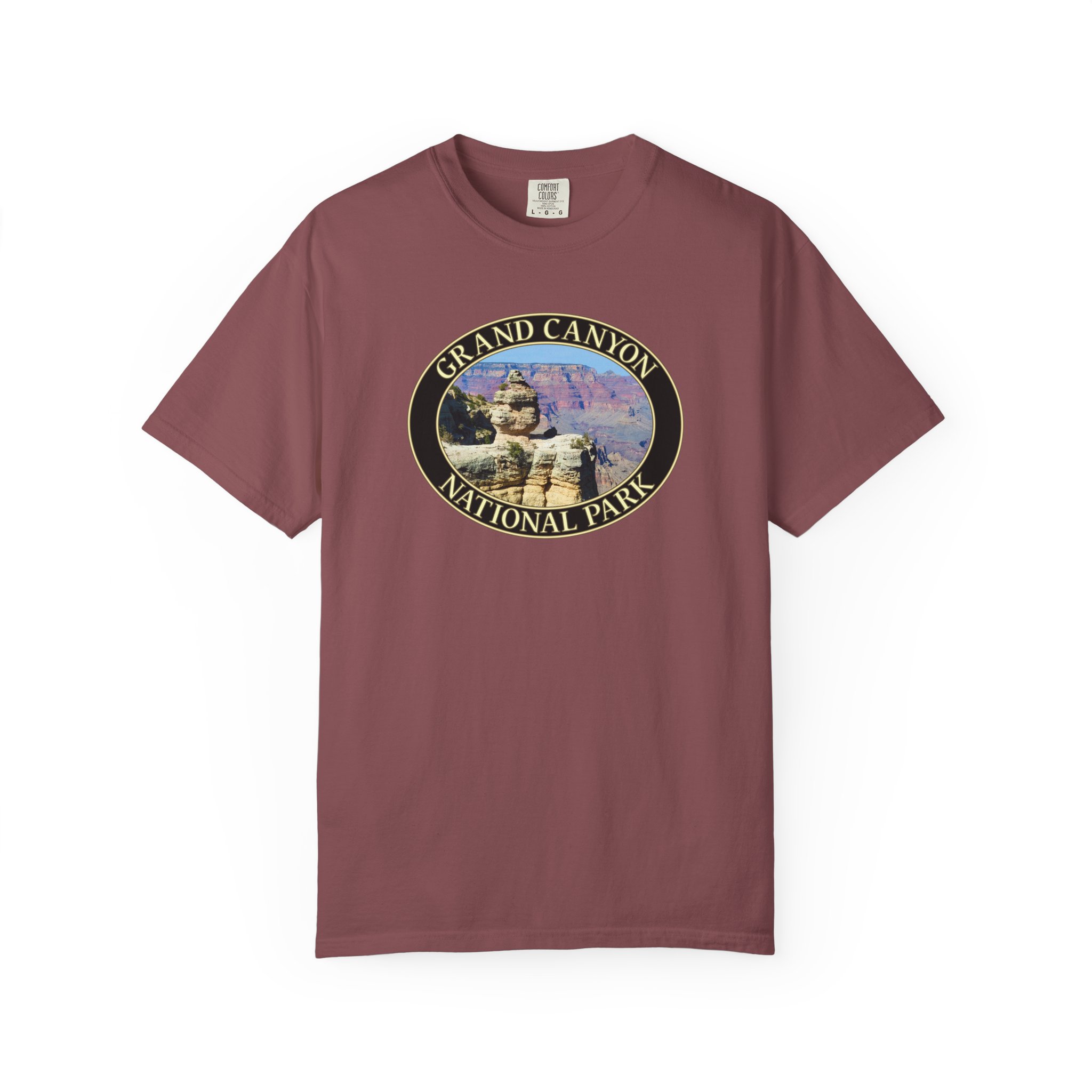 Duck Rock at Grand Canyon National Park, Unique Rock Formation Garment-Dyed Heavyweight T-Shirt – Original Scenic Photography, Relaxed Fit, Soft Ring-Spun Cotton - Image 5