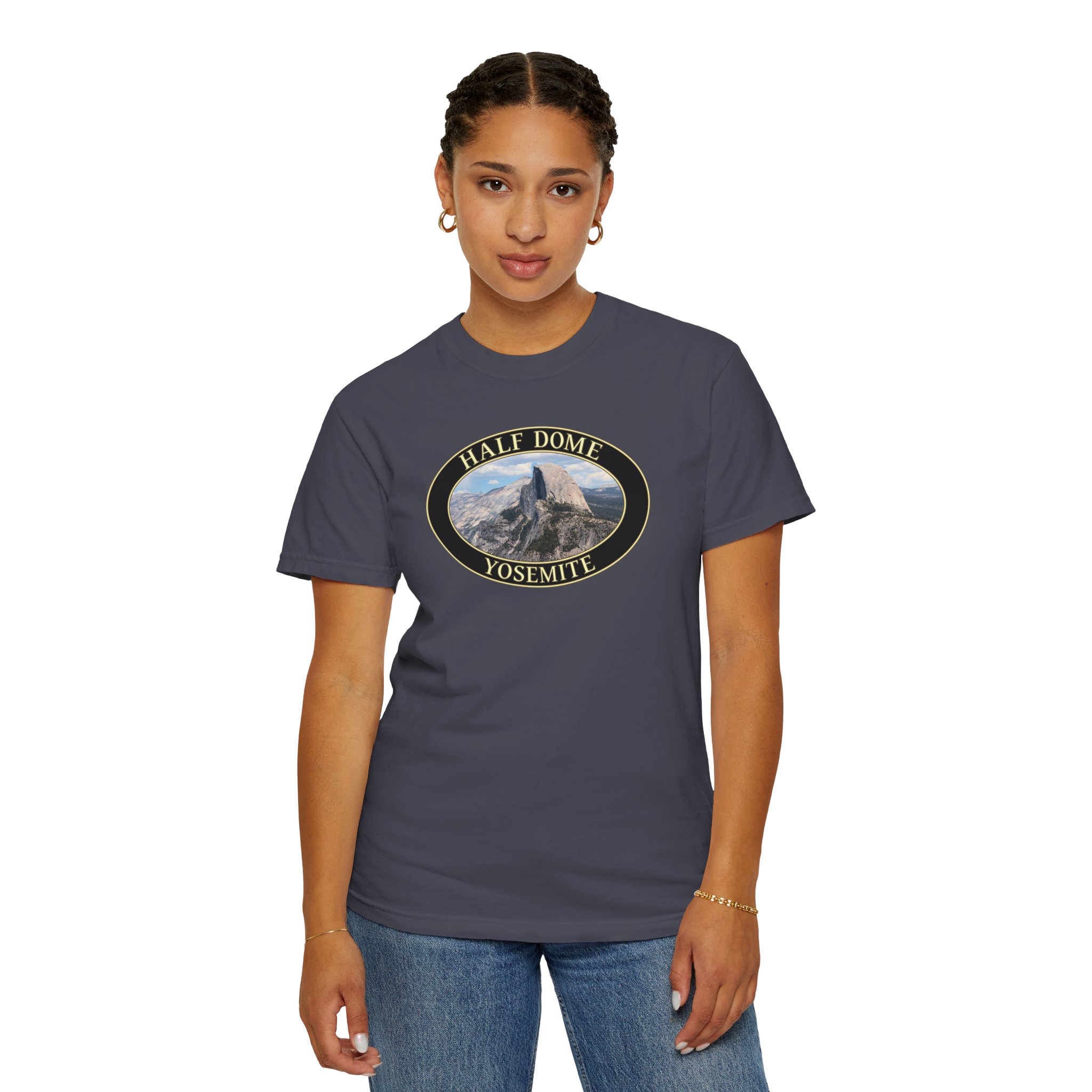 Half Dome Closeup, Yosemite National Park, Garment-Dyed Heavyweight T-Shirt – Original Scenic Photography Tee for Nature Lovers - Image 12