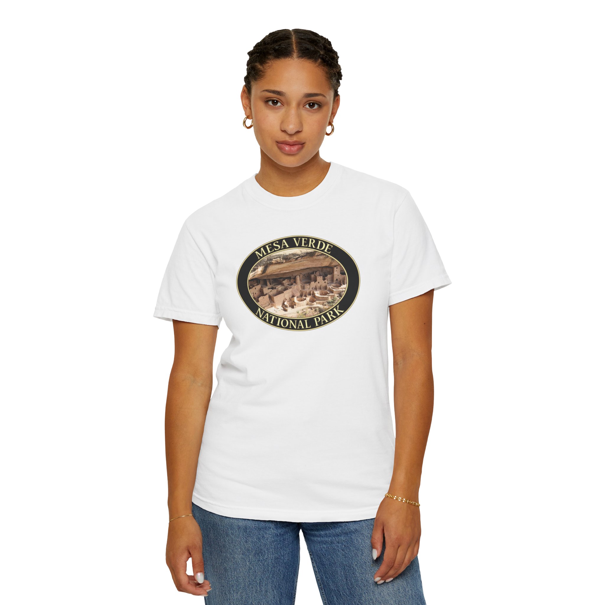 Cliff Palace Ruins at Mesa Verde National Park, Garment-Dyed Heavyweight T-Shirt – Original Photography, Relaxed Fit, Soft Ring-Spun Cotton - Image 4