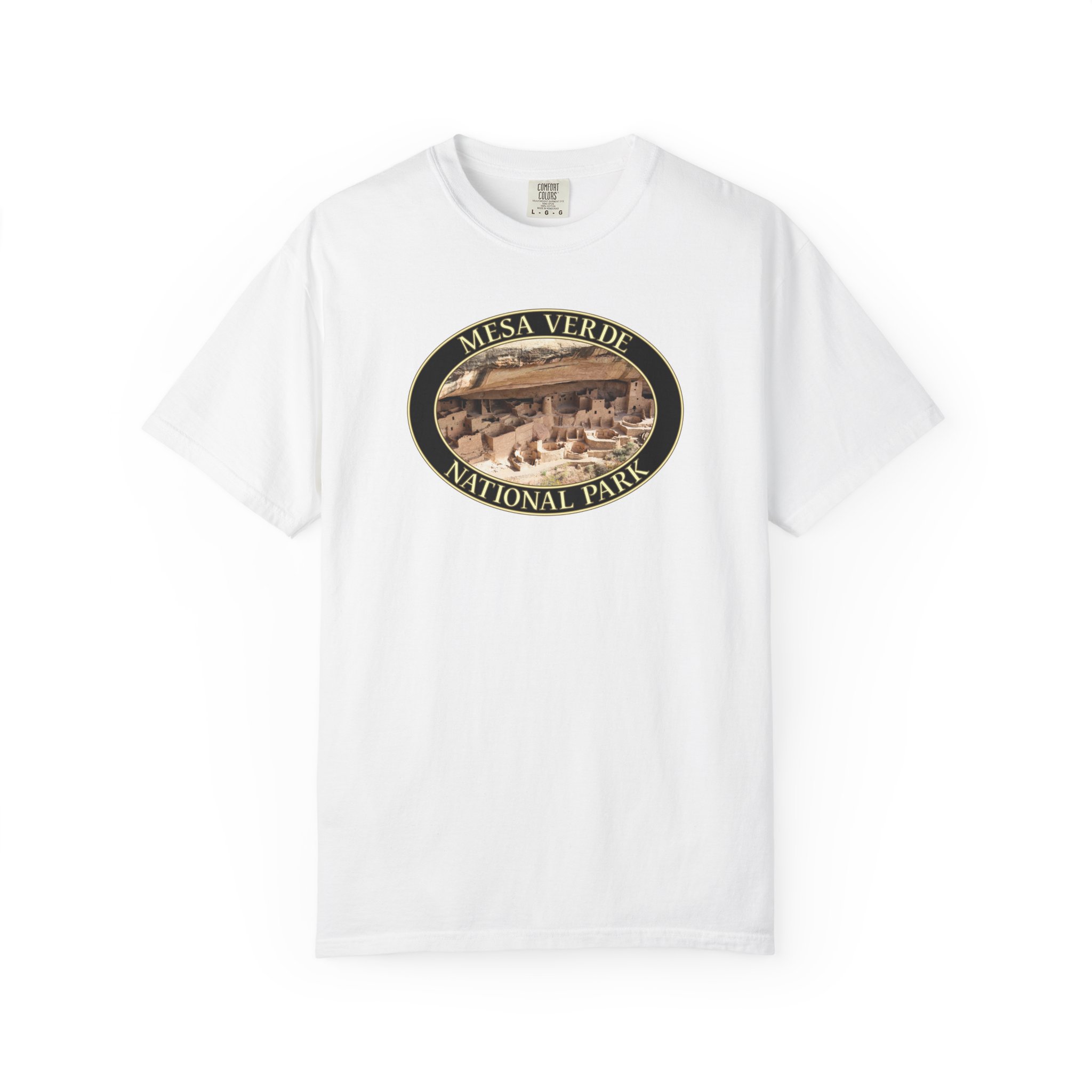 Cliff Palace Ruins at Mesa Verde National Park, Garment-Dyed Heavyweight T-Shirt – Original Photography, Relaxed Fit, Soft Ring-Spun Cotton - Image 3