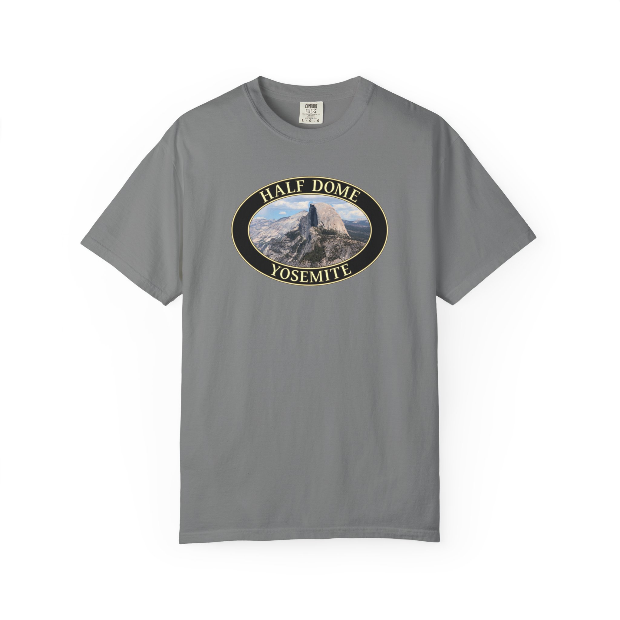 Half Dome Closeup, Yosemite National Park, Garment-Dyed Heavyweight T-Shirt – Original Scenic Photography Tee for Nature Lovers - Image 5