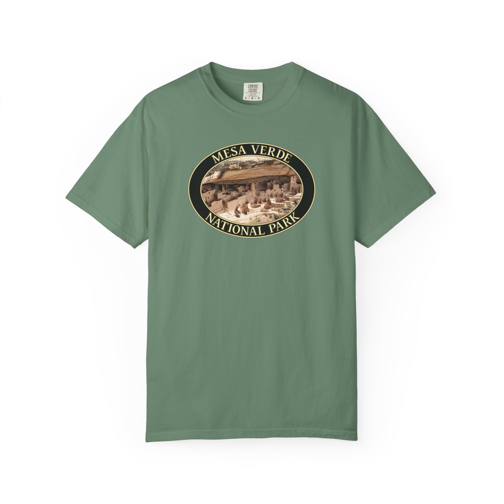 Cliff Palace Ruins at Mesa Verde National Park, Garment-Dyed Heavyweight T-Shirt – Original Photography, Relaxed Fit, Soft Ring-Spun Cotton - Image 2
