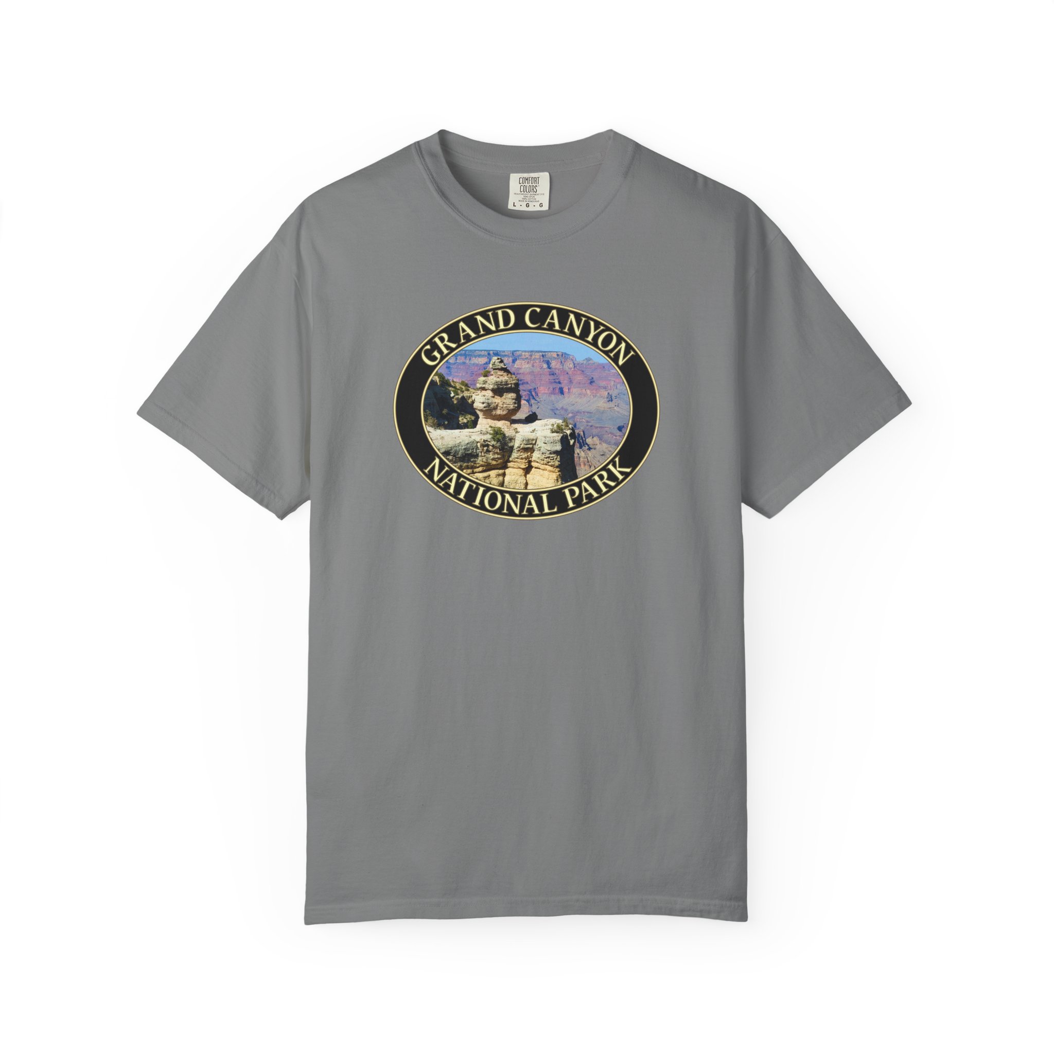Duck Rock at Grand Canyon National Park, Unique Rock Formation Garment-Dyed Heavyweight T-Shirt – Original Scenic Photography, Relaxed Fit, Soft Ring-Spun Cotton - Image 7